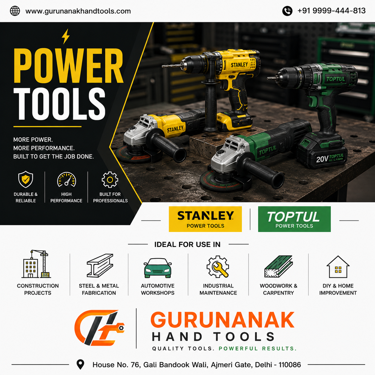 Power Tools in Delhi India
